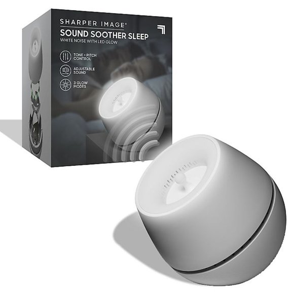 Sharper Image Sound Soother White Noise Machine with LED Glow - Picture 1 of 9